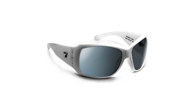 Picture of 7eye 840053 Natasha Sharp View Polarized Gray Sunglasses- Glacier White - Medium & Extra Large