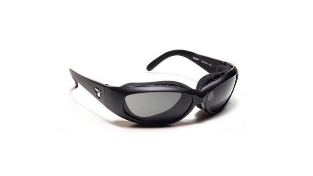 Chubasco Sharp View Clear Sunglasses- Black - Small & Large