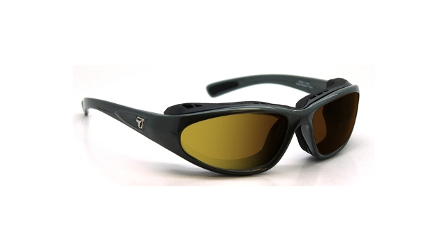 Picture of 7eye 140354 Bora Sharp View Polarized Copper Sunglasses&#44; Charcoal - Medium & Extra Large