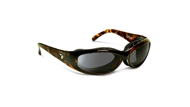 Chubasco Sharp View Gray Sunglasses- Dark Tortoise - Small & Large