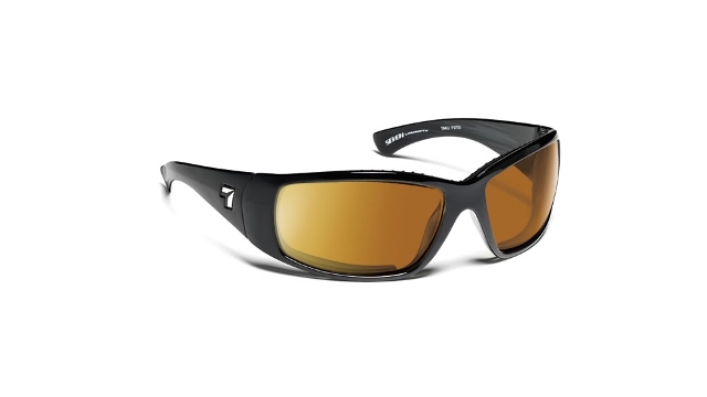 Taku Sharp View Polarized Copper Sunglasses- Glossy Black - Medium & Extra Large