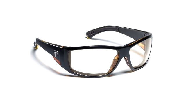 Maestro Sharp View Clear Sunglasses- Black Tortoise - Medium & Large