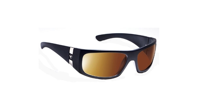 7eye 780154 Shaka Sharp View Polarized Copper Sunglasses- Matte Black - Medium & Extra Large
