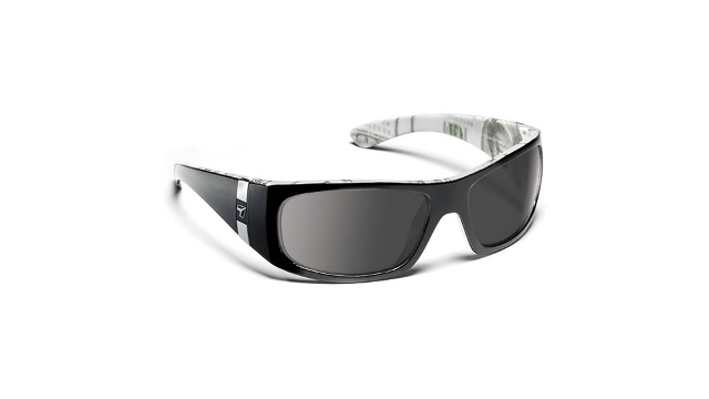 Shaka Sharp View Clear Sunglasses, Black - Medium & Extra Large
