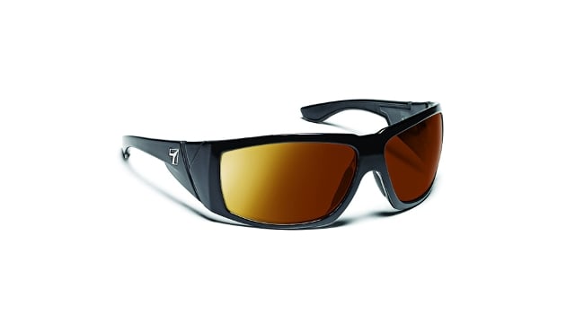 Picture of 7eye 900544 Jordan Sharp View Copper Sunglasses- Glossy Black - Medium & Extra Large