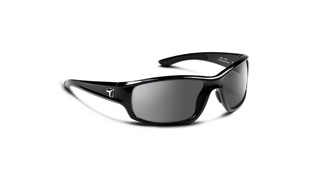 Picture of 7eye 910546 Rake Sharp View Gray Sunglasses- Glossy Black - Medium & Extra Large
