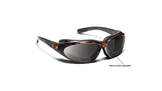 Picture of 7eye 140641B Bora Sharp View Gray Plus 1.50 Reader Sunglasses- Dark Tortoise - Medium & Extra Large