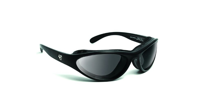 Picture of 7eye 150141 Viento Sharp View Gray Sunglasses- Matte Black - Small & Medium