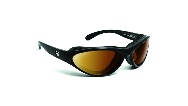 Picture of 7eye 150142 Viento Sharp View Copper Sunglasses- Matte Black - Small & Medium