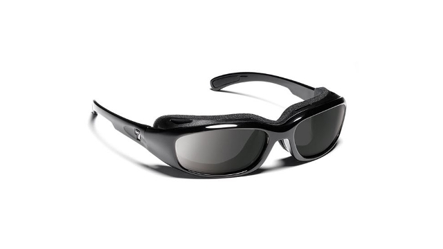 Picture of 7eye 160141 Churada Sharp View Gray Sunglasses&#44; Matte Black - Small & Medium