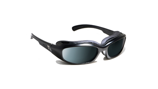 Picture of 7eye 160153 Churada Sharp View Polarized Gray Sunglasses&#44; Matte Black - Small & Medium