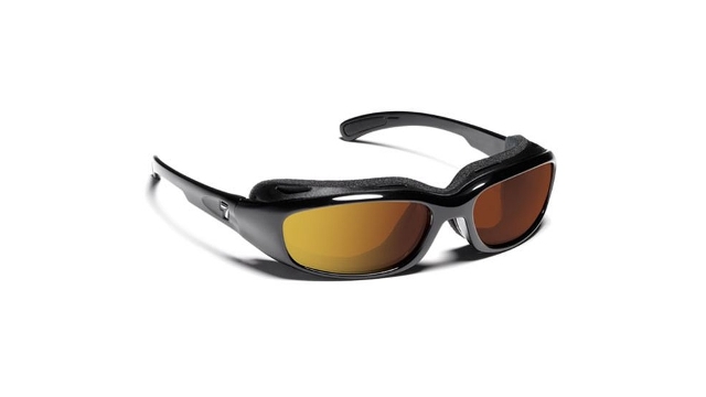 Picture of 7eye 160142 Churada Sharp View Copper Sunglasses- Matte Black - Small & Medium