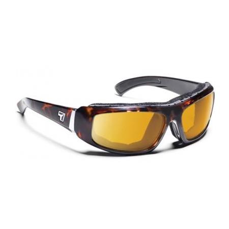 Bali Sharp View Yellow Sunglasses- Glossy Black - Medium & Large