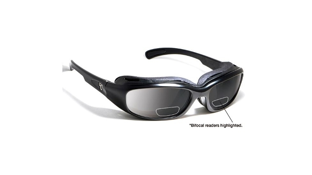 Picture of 7eye 160141B Churada Sharp View Gray Plus 1.50 Reader Sunglasses- Matte Black - Small & Medium