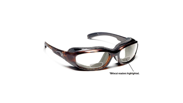 Picture of 7eye 160640D Churada Sharp View Clear Plus 2.00 Reader Sunglasses&#44; Dark Tortoise - Small & Medium
