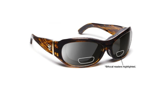 Briza Sharp View Gray Plus 2.50 Reader Sunglasses- Sunset Tortoise - Small & Large