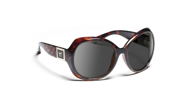 Picture of 7eye 825346 LilySharp View Gray Sunglasses- Leopard Tortoise - Medium & Extra Large