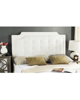 MCR4047F-K Saphire King Size Headboard, White - 53.9 x 3.5 x 77.6 in -  Safavieh