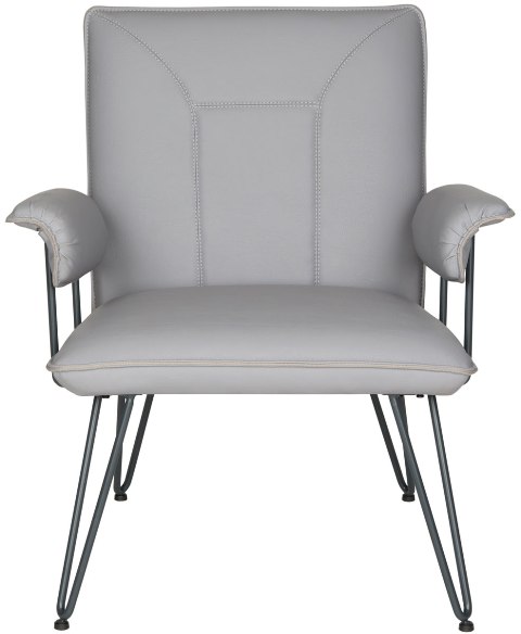 Picture of Safavieh FOX1700B Johannes Arm Chair- Grey - 32.7 x 28.2 x 29.1 in.