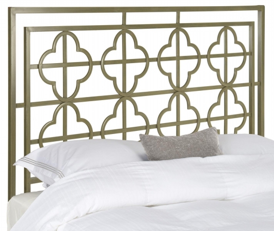 Picture of Safavieh FOX6215A-F Lucina Metal Full Size Headboard- French Silver - 59.8 x 1.3 x 53.6 in.