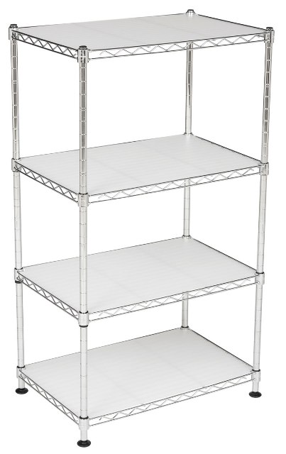 Picture of Safavieh HAC1005A Jules Adjustable Mini Rack- Chrome - 31.5 x 11.8 x 17.7 in.
