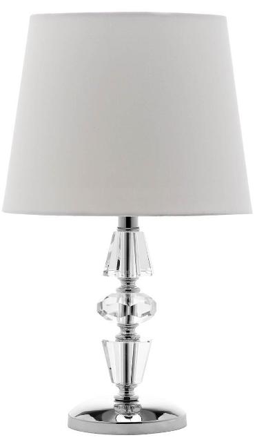 Picture of Safavieh LIT4127C-SET2 Crescendo Tired Crystal Lamp- Clear & White - 16 x 9 x 9 in.