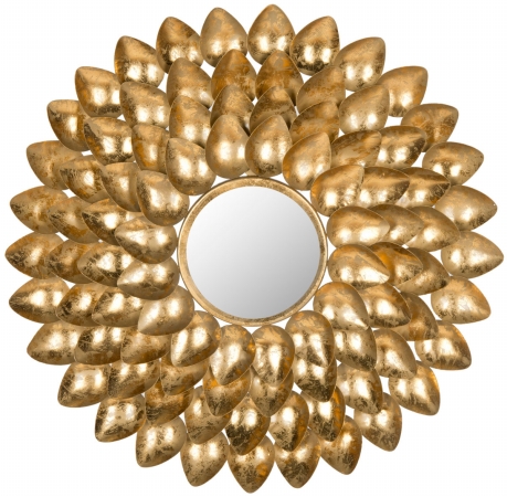 Picture of Safavieh MIR4029A Woodland Sunburst Mirror- Antique Gold - 29 x 1.5 x 29 in.
