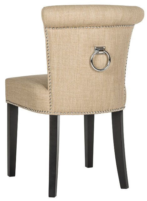 MCR4705E-SET2 Sinclair Ring Beige Accent Chair- 33.4 x 24.2 x 19.5 in. - Set of 2 -  Safavieh