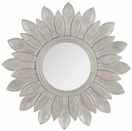 Picture of Safavieh MIR5003A Sun King Mirror- Grey - 30 x 1 x 30 in.