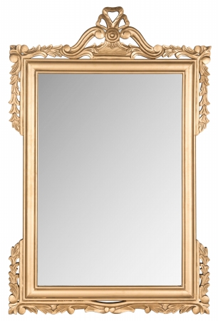 Picture of Safavieh MIR5004C Pedmint Mirror- Gold - 31 x 1 x 47 in.