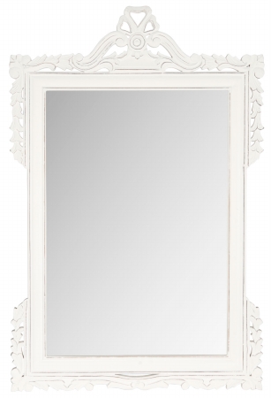 Picture of Safavieh MIR5004D Pedmint Mirror- White - 31 x 1 x 47 in.