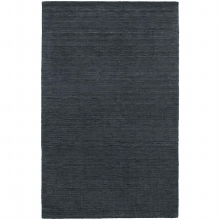Oriental Weavers Aniston 27106 2x8  Runner - Navy/ Navy-100% Wool