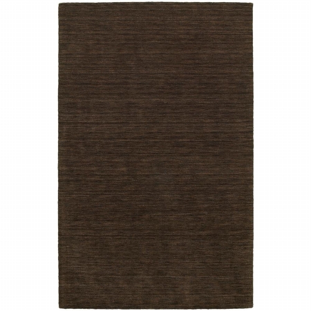 Oriental Weavers Aniston 27109 Hand-Woven Rug - Brown - 5' x 8' - Durable Wool