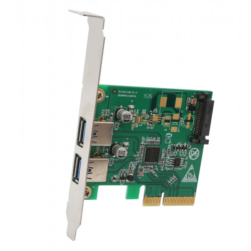 Picture of IOCrest SI-PEX20208 2 Port USB 3.1 Type A 10Gbps PCI-e x4 Card