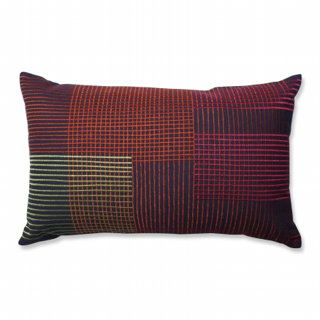 Lines Multi Rectangular Throw Pillow ManMade Azzure Rectangular Throw Pillow