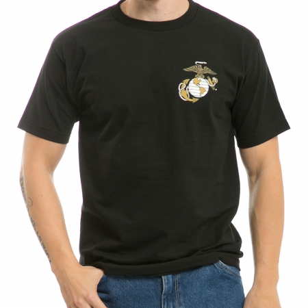 Basic Milit T Shirt, Black - Small