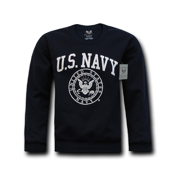 Crewneck Sweatshirt, Navy - Large