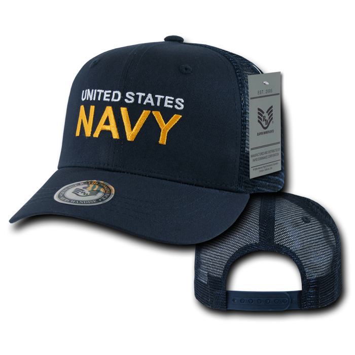 Picture of Rapid Dominance S77-NAV-NVY Back to the Basics Mesh Cap&#44; Navy