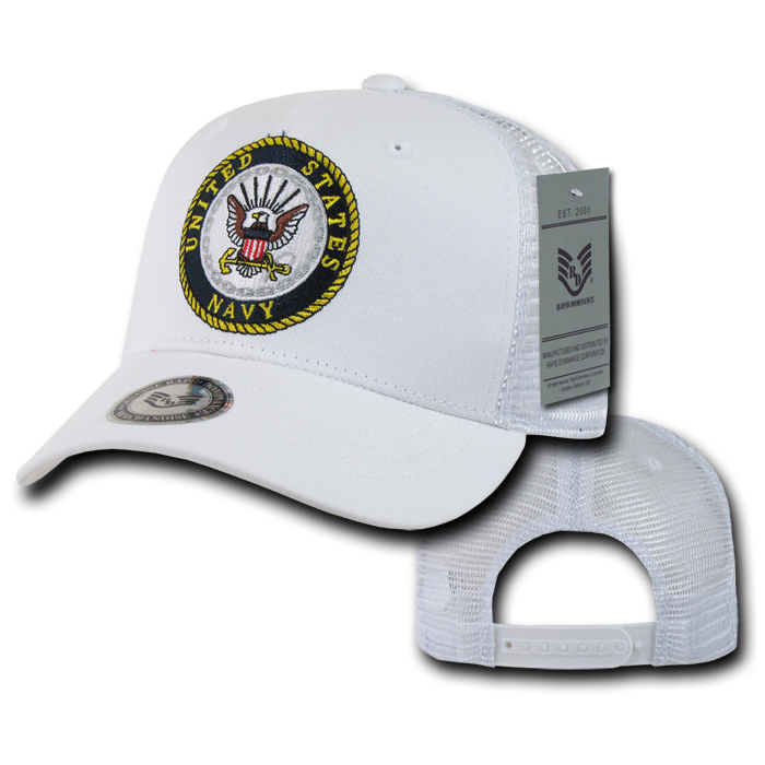 S77-NAV-WHT Back to the Basics Mesh Cap, White