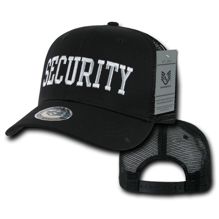 S77-SEC-BLK Back to the Basics Mesh Security Cap, Black