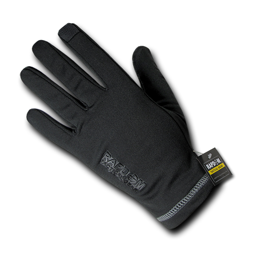 T43-PL-BLK-03 Nylon Largeiners Glove , Black - Large