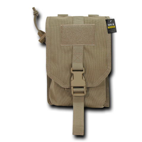 T442-KHA Utility Pouch with Cover, Khaki