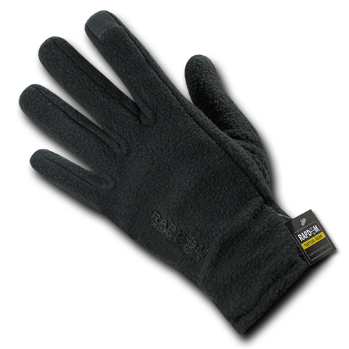 Polar Fleece Gloves - Black - 2X