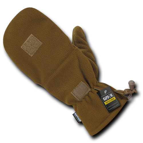 Fleece Shooters Mittens Glove, Coyote - Medium