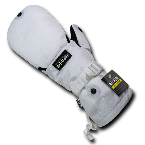 Breathable Shooters Mittens Glove, White - Extra Large
