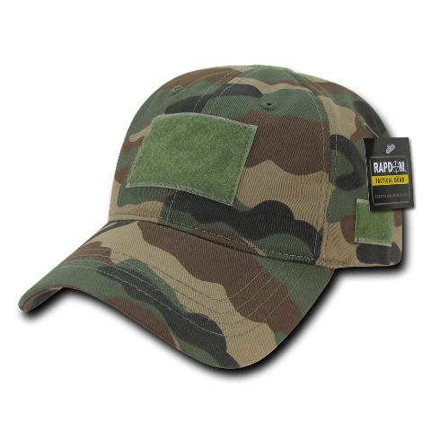 T79-WDL Relaxed Crown Tactical Caps, Woodland