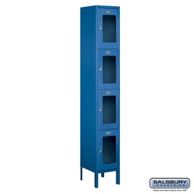 3716S-3PAFP Private 4C Horizontal Mailbox Maximum High Unit 56.75 in. Front Loading Single Column with Stand-Alone Parcel Locker, Aluminum