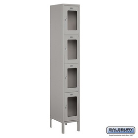 3716S-3PSFU USPS 4C Horizontal Mailbox Maximum High Unit 56.75 in. Front Loading Single Column with Stand-Alone Parcel Locker, Sandstone