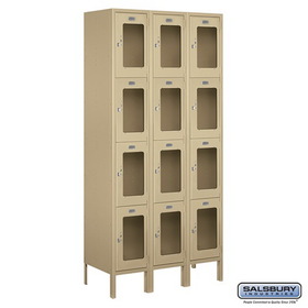 3755P-BRZ Replacement Door & Tenant Lock 4C Horizontal Parcel Locker for Standard 5 High Unit - PL5 with 3 keys, Bronze
