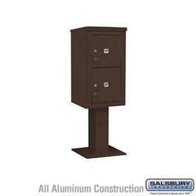 64155BL-U 1 Wide Unassembled Standard Metal Locker with Four Tier, Blue - 5 ft. x 15 in.